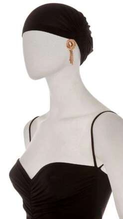 MESH KNOT DROP EARRINGS