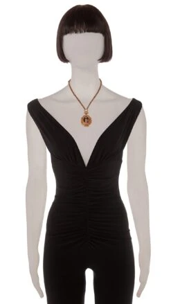 FACE PENDANT NECKLACE