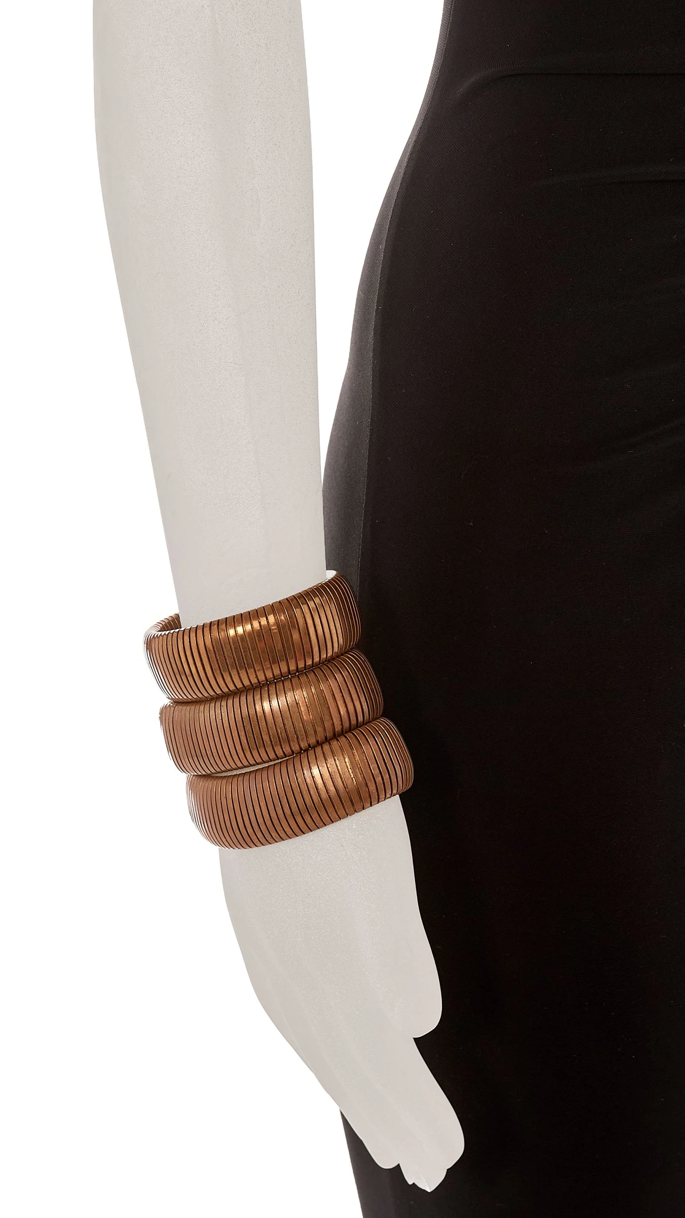 BRASS RIBBED BANGLE SET OF 3 1 BRASS RIBBED BANGLE SET OF 3