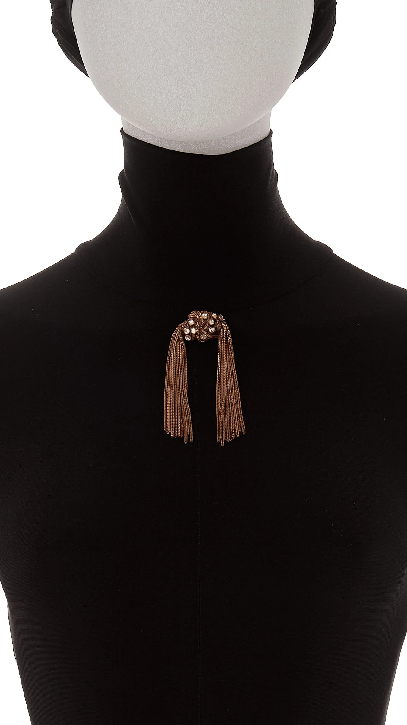 KNOT BROOCH WITH STONES 2 KNOT BROOCH WITH STONES - Image 2