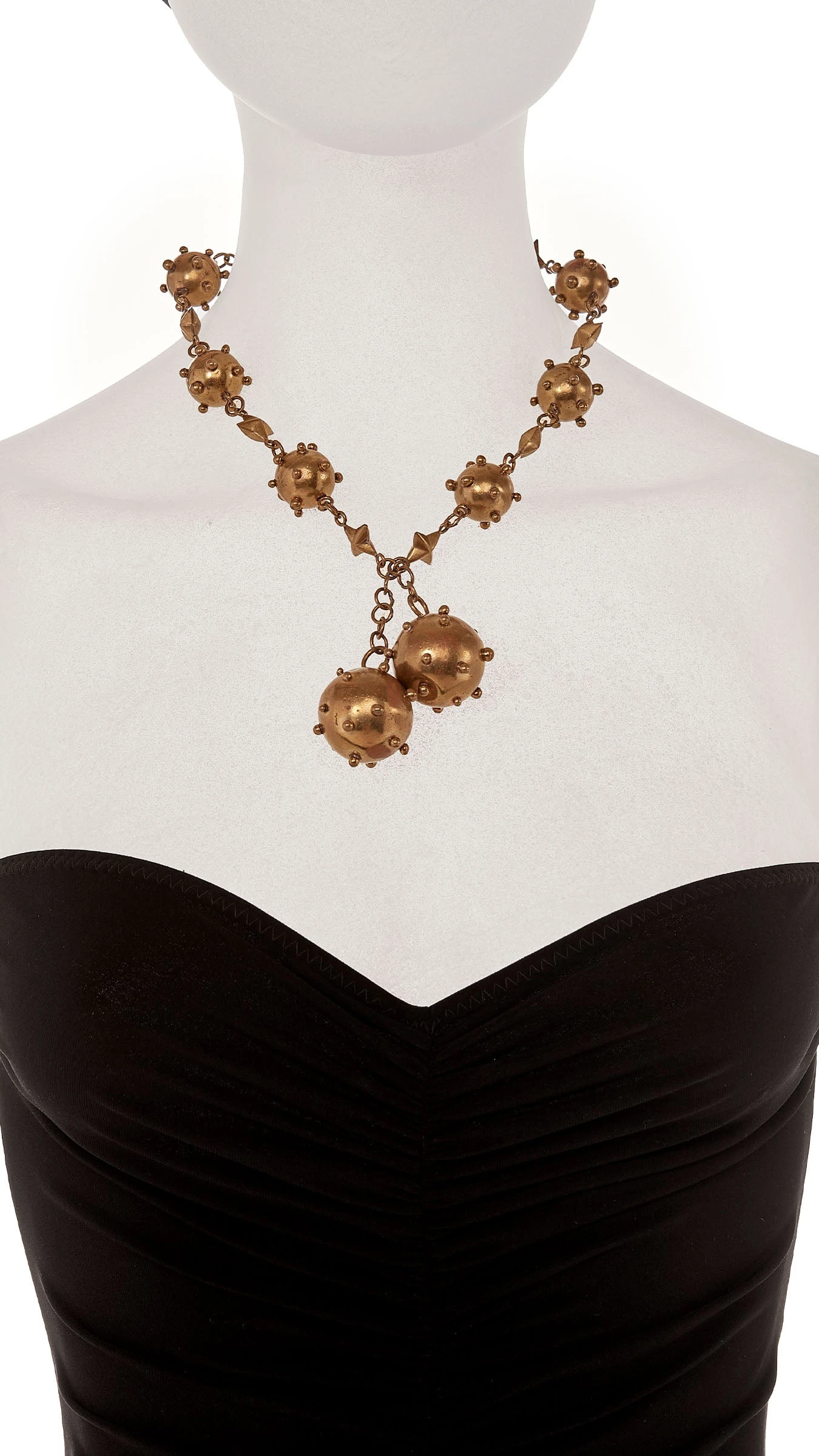 SPIKE NECKLACE AND BOW SPIKE BANGLE 2 SPIKE NECKLACE AND BOW SPIKE BANGLE - Image 2