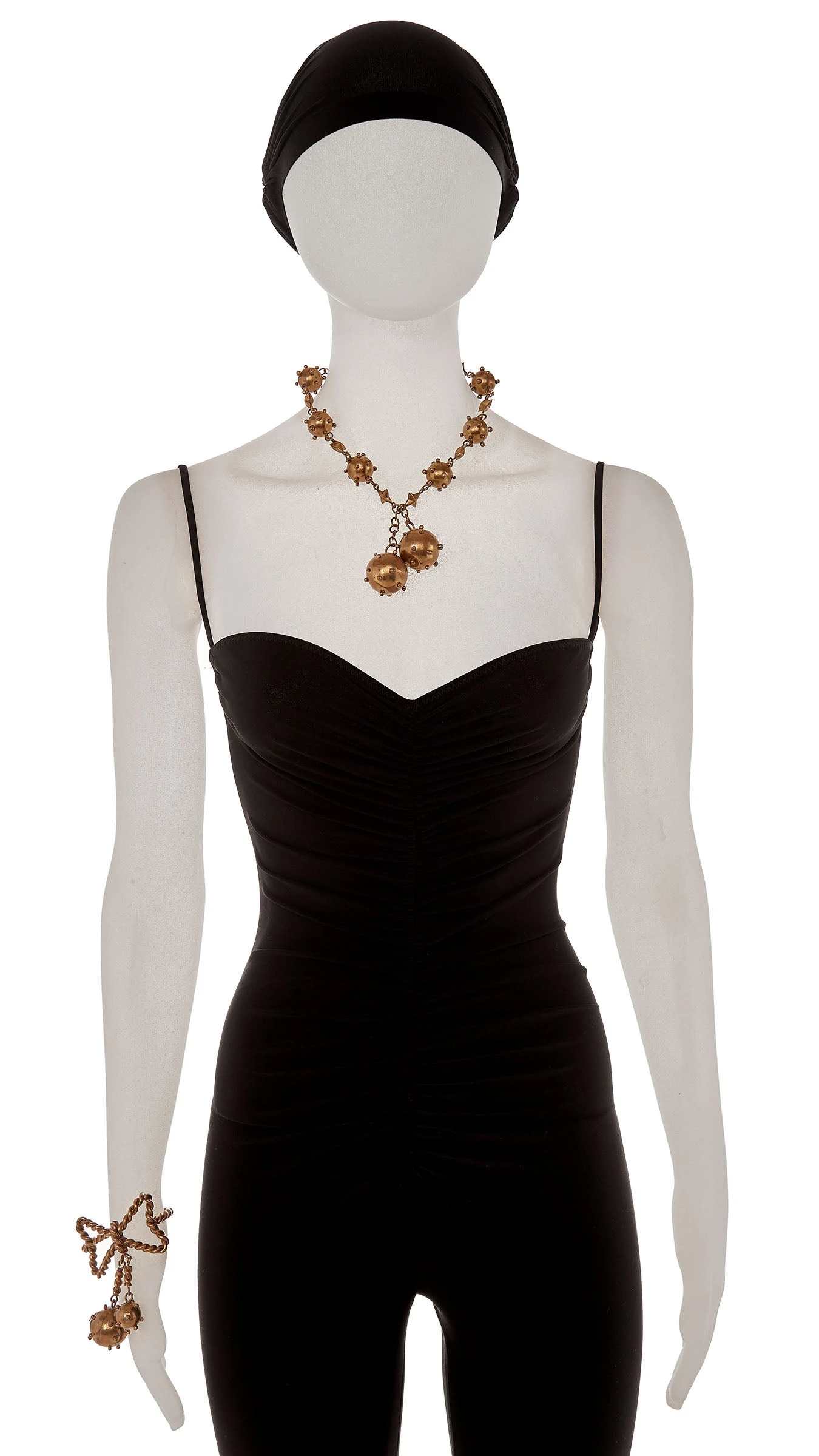 SPIKE NECKLACE AND BOW SPIKE BANGLE 1 SPIKE NECKLACE AND BOW SPIKE BANGLE