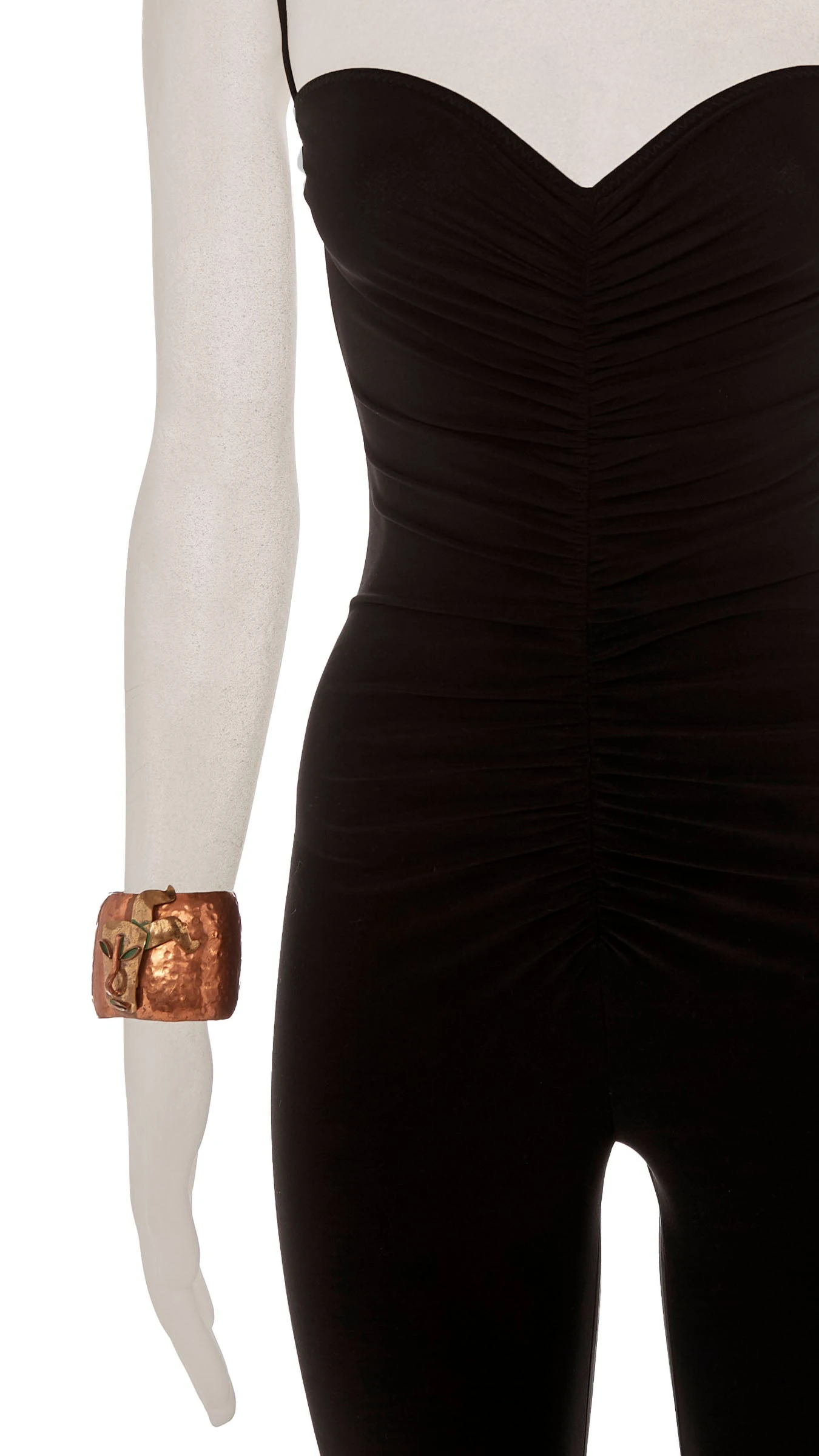 FACE DETAIL BRASS CUFFS 2 FACE DETAIL BRASS CUFFS - Image 2