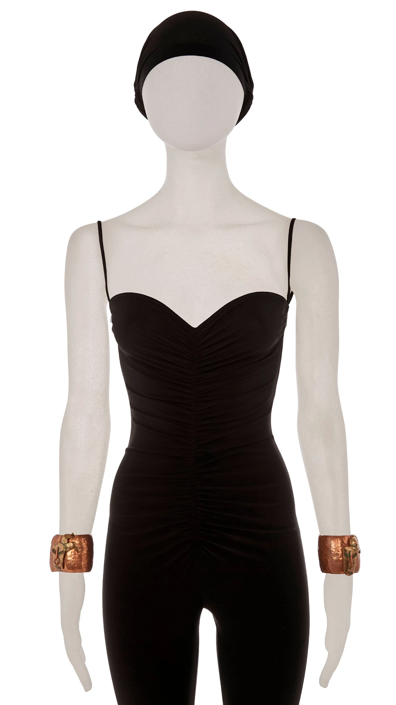 FACE DETAIL BRASS CUFFS 3 FACE DETAIL BRASS CUFFS - Image 3