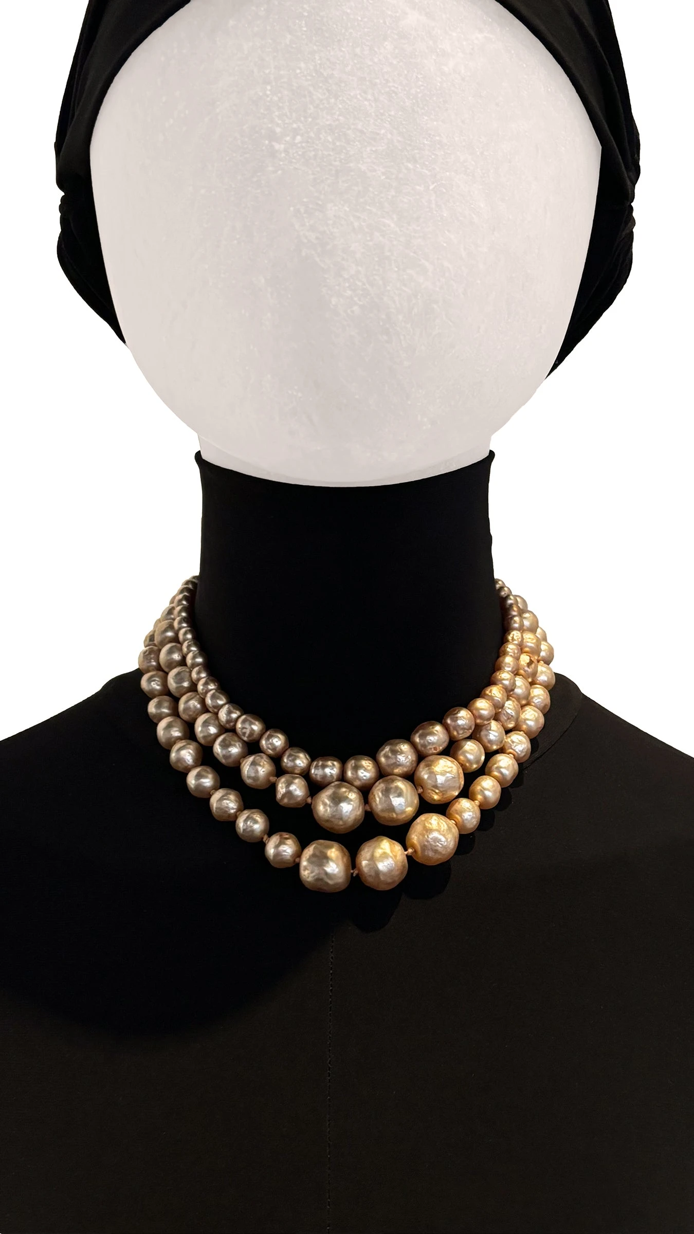 MIRIAM HASKELL PEARL NECKLACE SET 2 MIRIAM HASKELL PEARL NECKLACE SET - Image 2