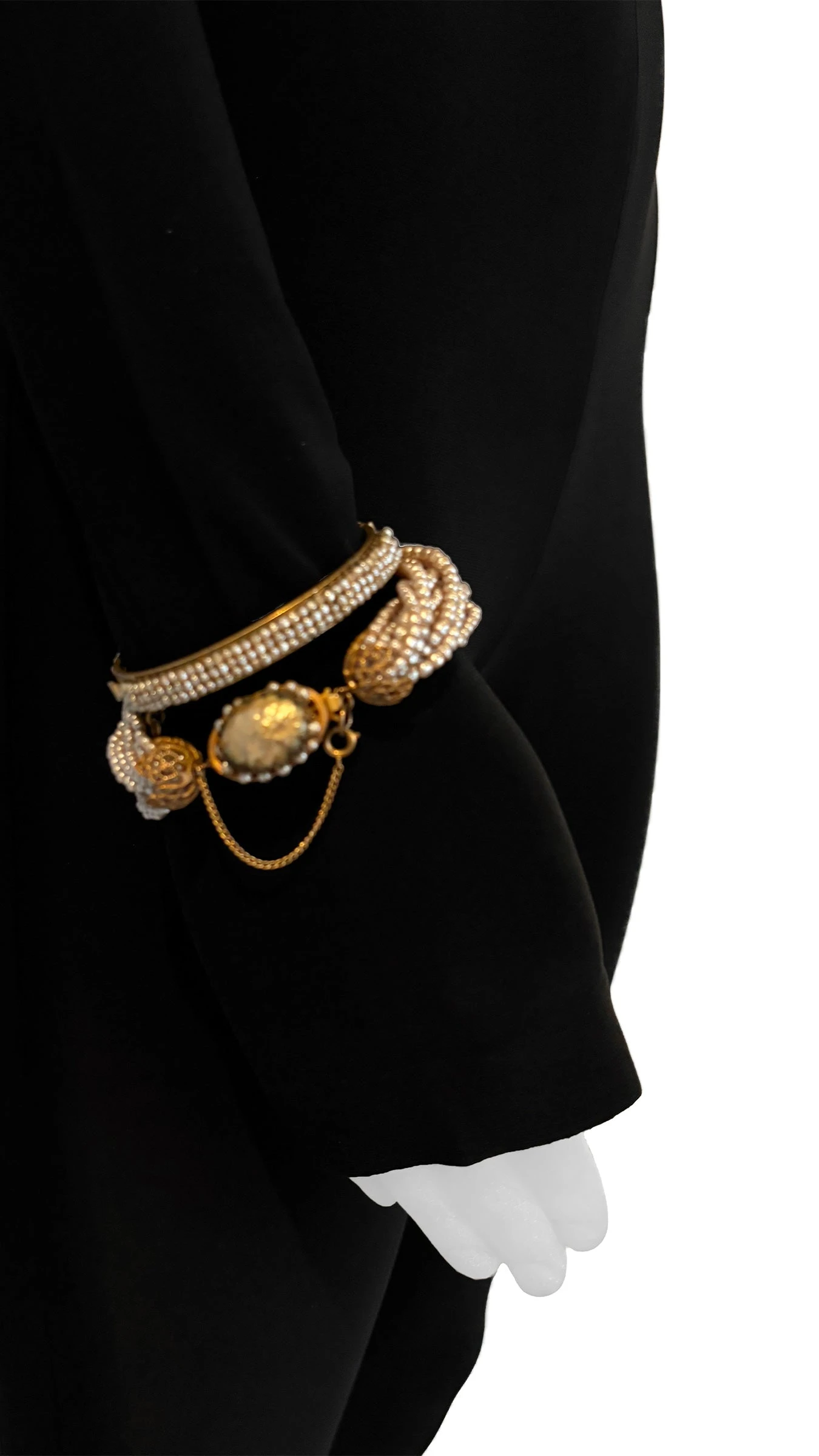 MIRIAM HASKELL BEADED BRACELET AND EARRING SET OF 3 3 MIRIAM HASKELL BEADED BRACELET AND EARRING SET OF 3 - Image 3