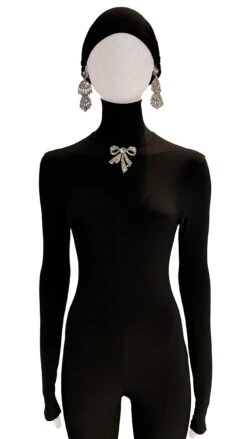 EISENBERG STONE BOW BROOCH