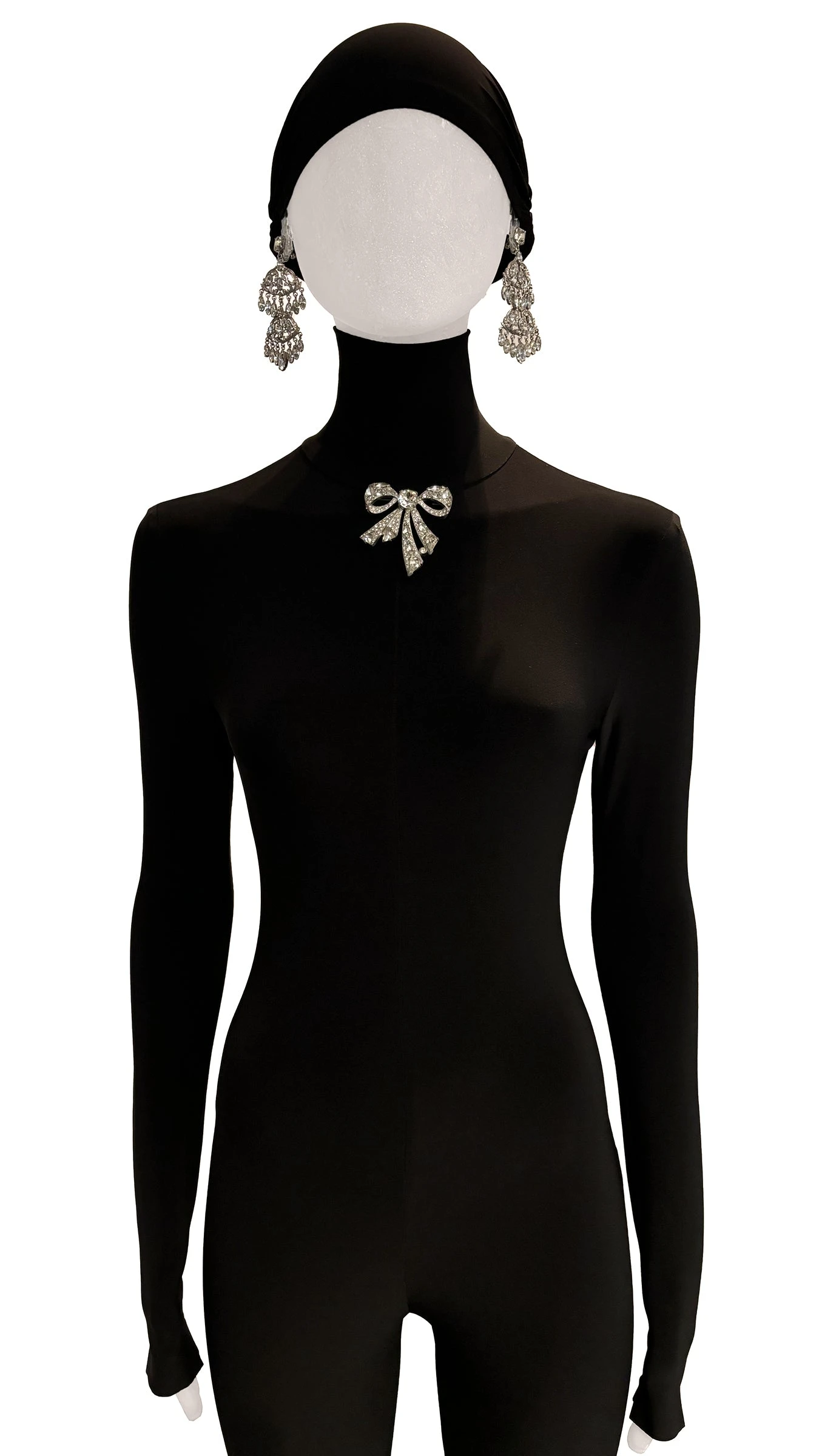 EISENBERG STONE BOW BROOCH 1 EISENBERG STONE BOW BROOCH