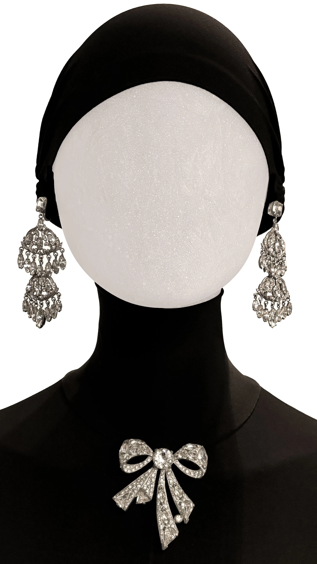 EISENBERG STONE BOW BROOCH 2 EISENBERG STONE BOW BROOCH - Image 2