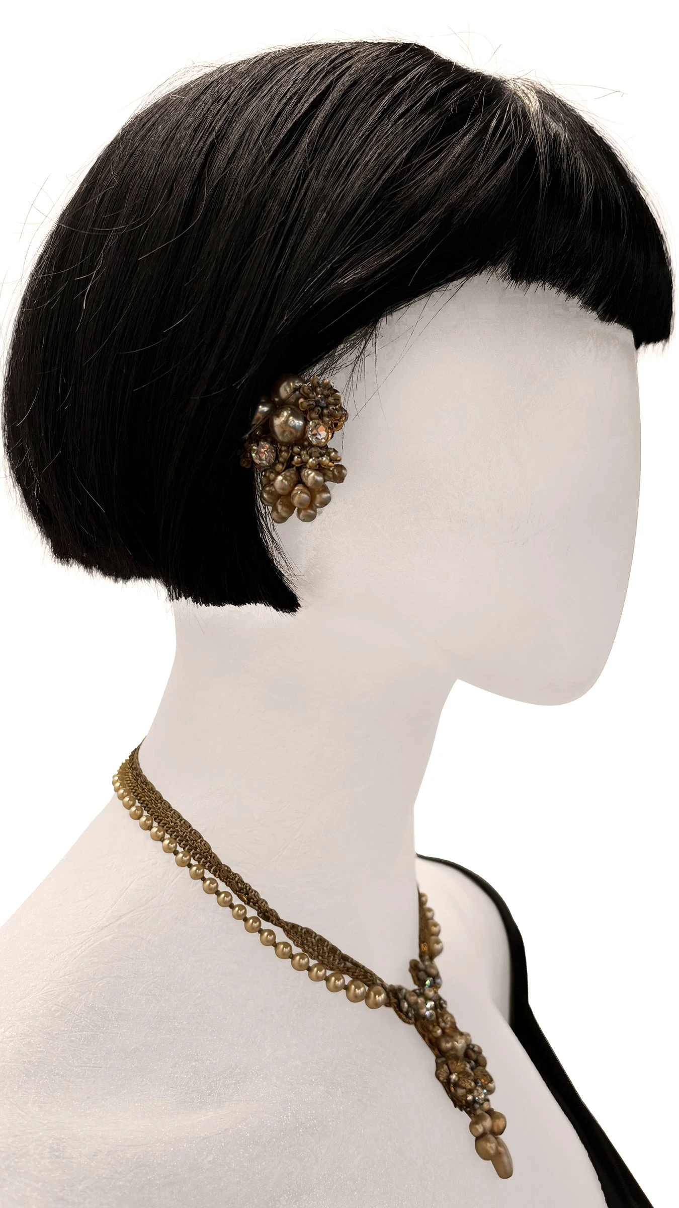 ROBERT DEMARIO BEADED NECKLACE AND EARRINGS SET 3 ROBERT DEMARIO BEADED NECKLACE AND EARRINGS SET - Image 3