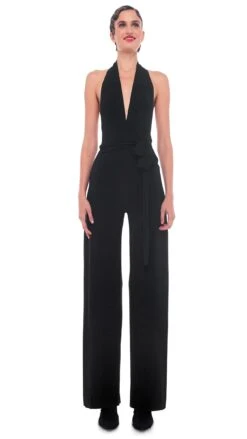 HALTER WRAP JUMPSUIT