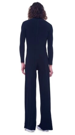 LONG SLEEVE TURTLE JUMPSUIT 24 LONG SLEEVE TURTLE JUMPSUIT -Norma Kamali KK329JPL072001 1 23 19 nk 00876 men