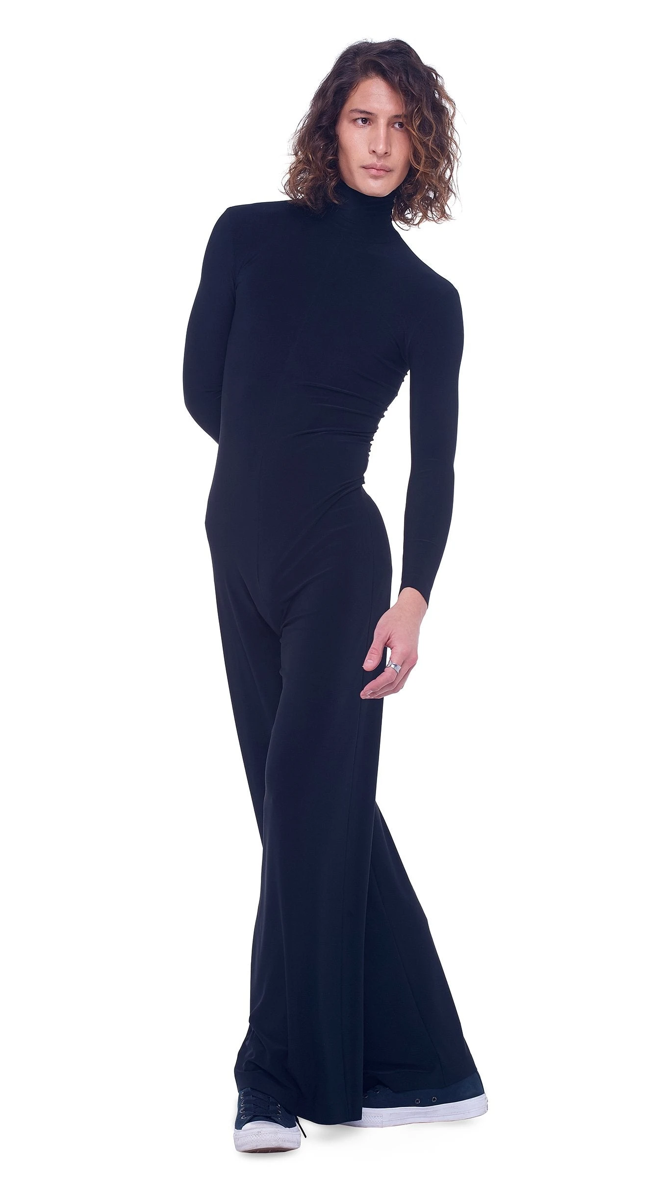 LONG SLEEVE TURTLE JUMPSUIT 9 LONG SLEEVE TURTLE JUMPSUIT - Image 9