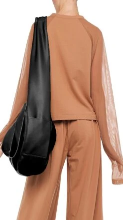 LARGE SACK BAG -Norma Kamali LARGE SACK BAG black 3