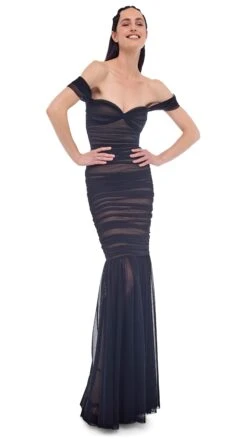 WALTER FISHTAIL GOWN -Norma Kamali PF22 11 24 21 nk 12827
