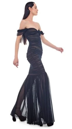 WALTER FISHTAIL GOWN -Norma Kamali PF22 11 24 21 nk 12847