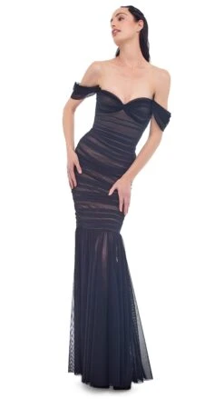 WALTER FISHTAIL GOWN -Norma Kamali PF22 11 24 21 nk 12864