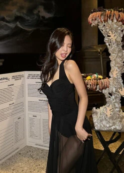 CAYLA FLARED GOWN 20 CAYLA FLARED GOWN -Norma Kamali PR 022025 jennie 6ce5b5f4 b315 42a0 b65c 8a794d8ac369