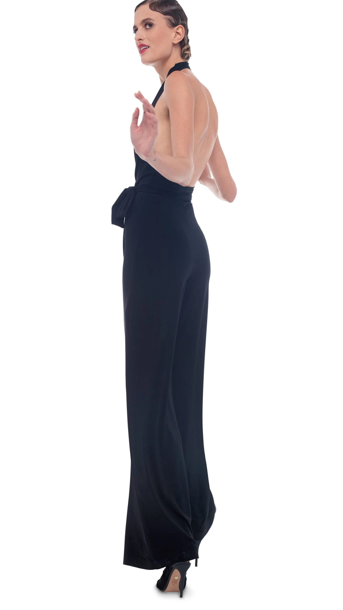HALTER WRAP JUMPSUIT 4 HALTER WRAP JUMPSUIT - Image 4
