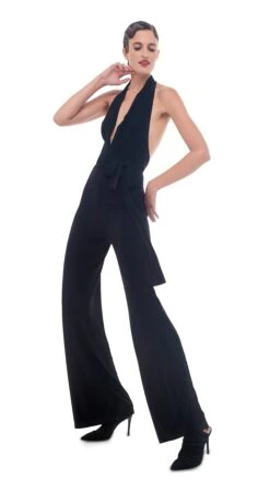 HALTER WRAP JUMPSUIT 10 HALTER WRAP JUMPSUIT -Norma Kamali SP22 8 26 21nk10732