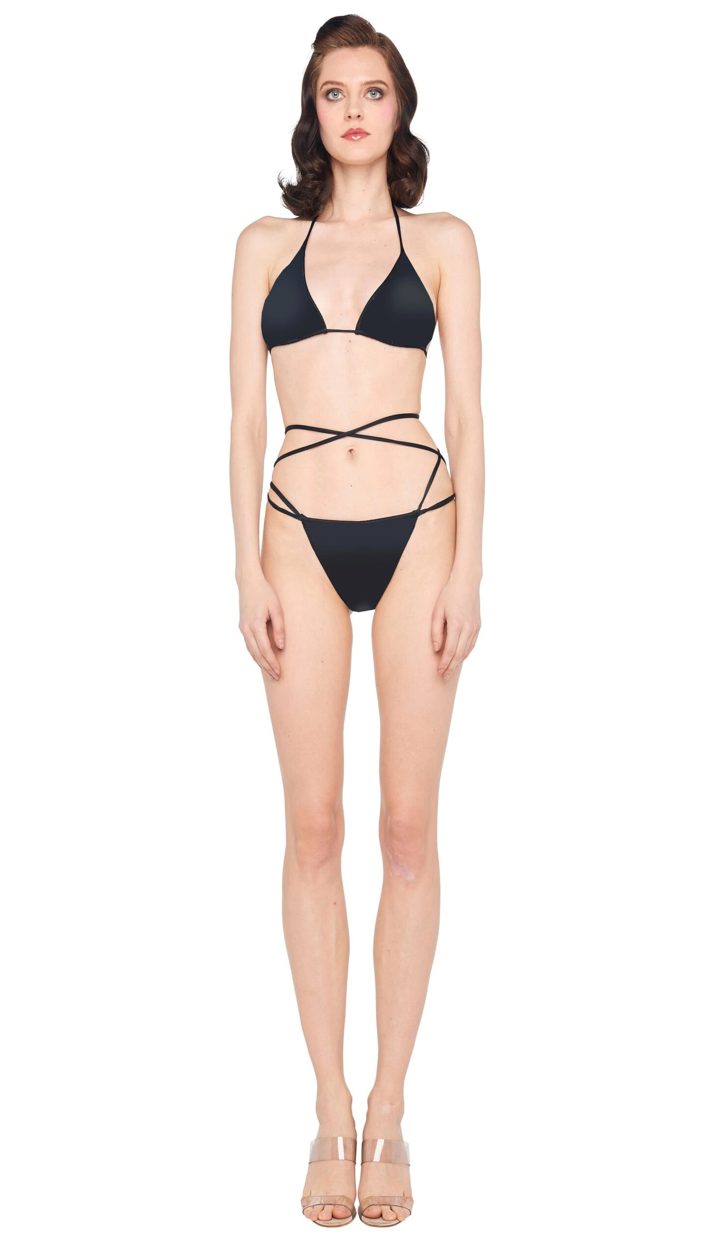 SWIM CRISS CROSS BIKINI BRA / BOTTOM 1 SWIM CRISS CROSS BIKINI BRA / BOTTOM